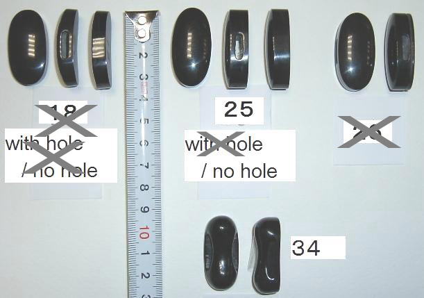 Black water buffalo horn product "KASHIRA"