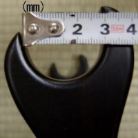 Rack for two "TANTO"dagger Ebony
